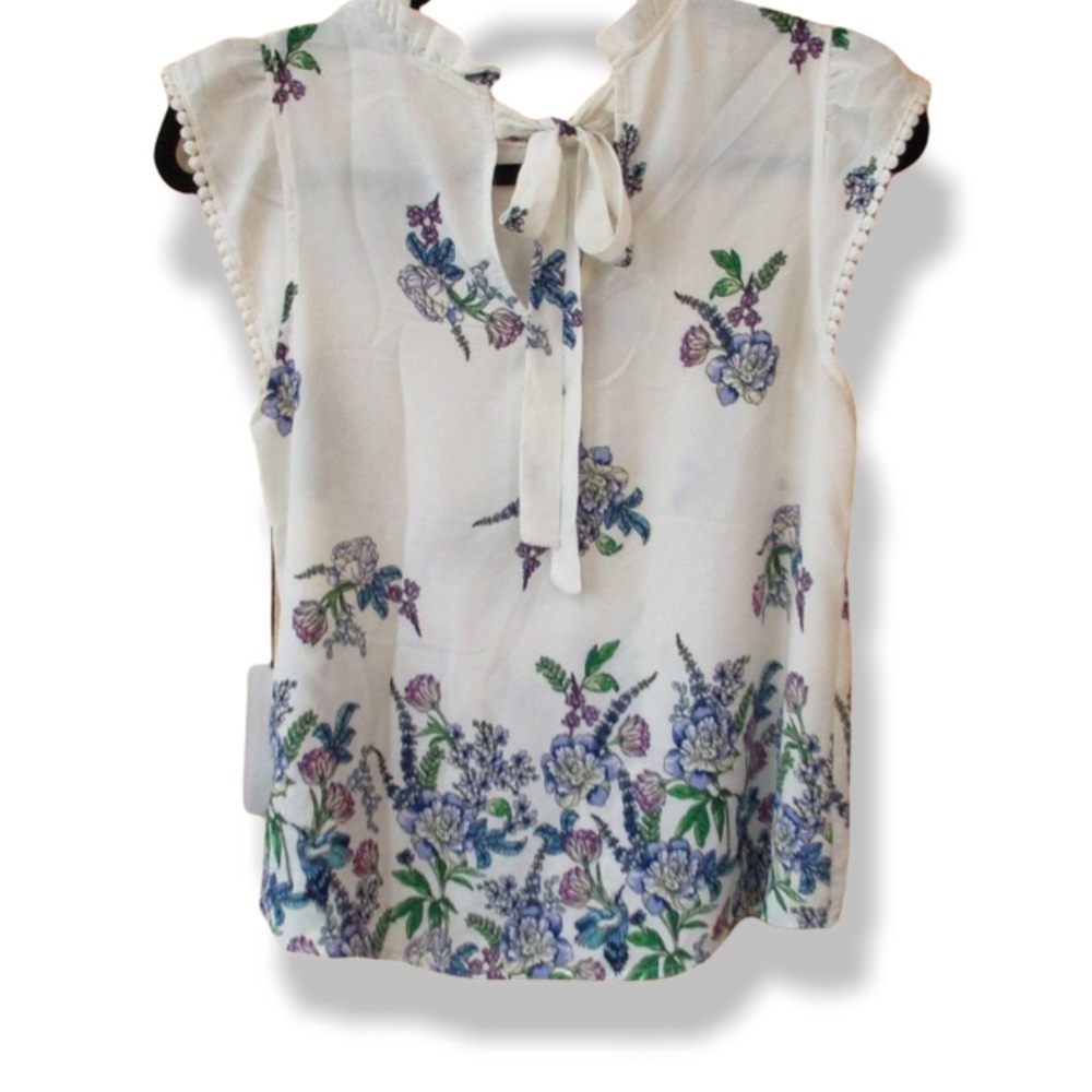 Crescent & Willough  Flower Blouse size
